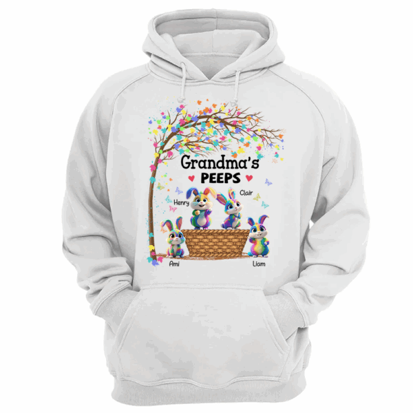 Personalized Grandma's Peeps Easter Day Shirt - Image 4