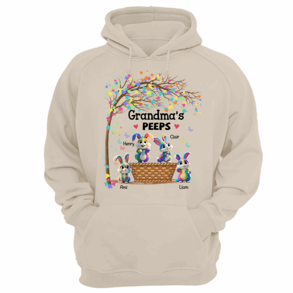Personalized Grandma's Peeps Easter Day Shirt - Image 7