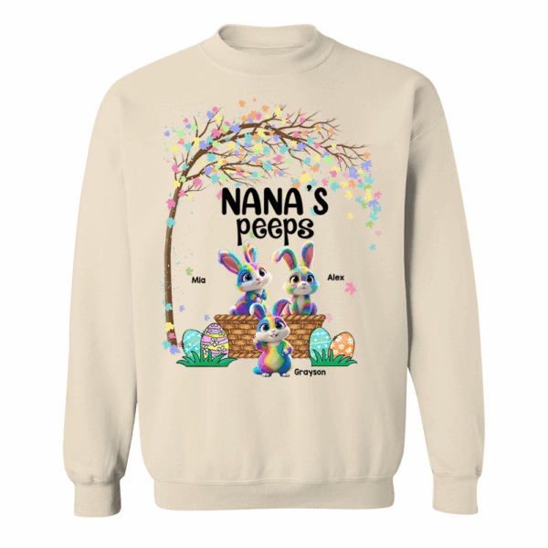 Personalized Grandma's Peeps Easter Day Shirt vr2 - Image 9