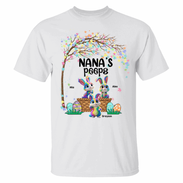 Personalized Grandma's Peeps Easter Day Shirt vr2 - Image 2