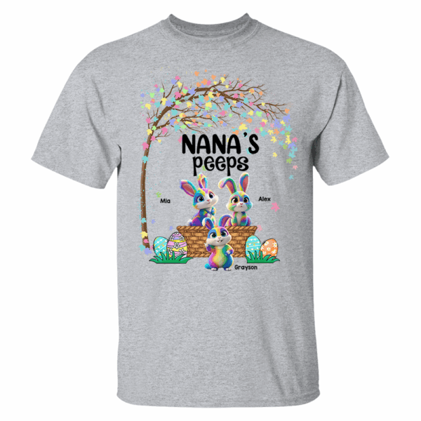 Personalized Grandma's Peeps Easter Day Shirt vr2 - Image 11