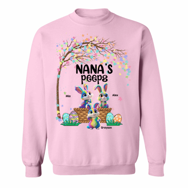 Personalized Grandma's Peeps Easter Day Shirt vr2 - Image 6