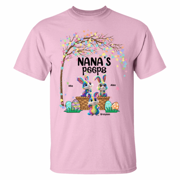 Personalized Grandma's Peeps Easter Day Shirt vr2 - Image 5