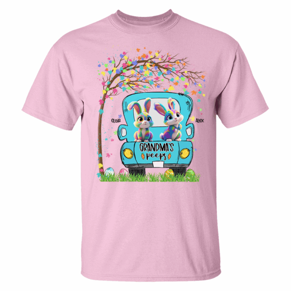 Personalized Grandma's Peeps Easter Day Shirt vr3 - Image 8