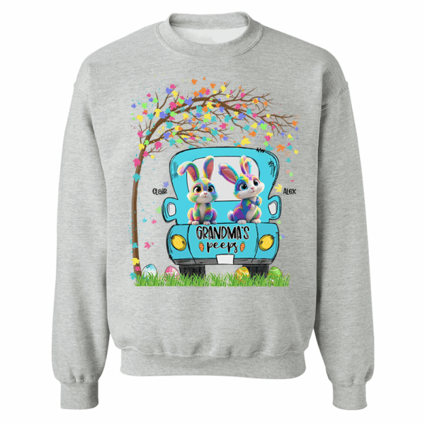 Personalized Grandma's Peeps Easter Day Shirt vr3 - Image 6