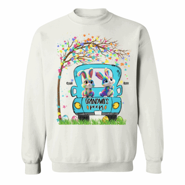 Personalized Grandma's Peeps Easter Day Shirt vr3 - Image 3