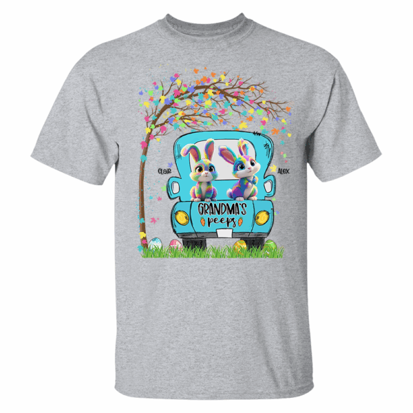 Personalized Grandma's Peeps Easter Day Shirt vr3 - Image 5