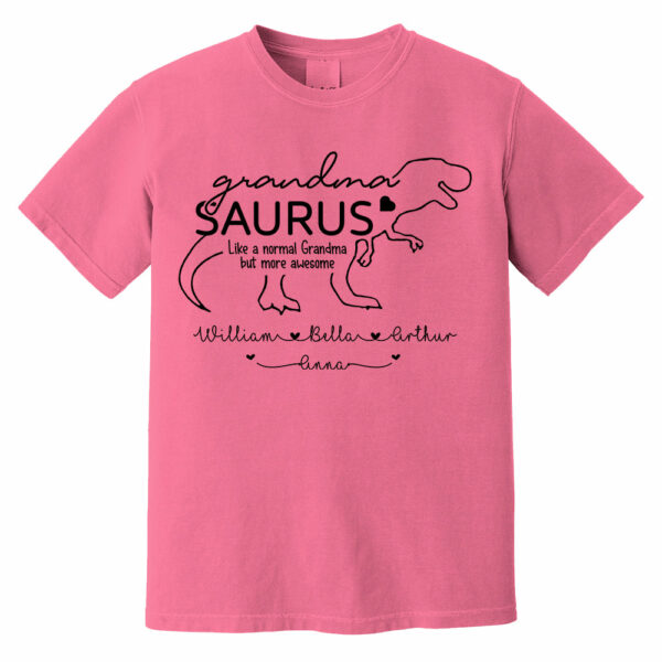 Personalized GrandmaSaurus Shirts - Custom Grandma With Grandkids Name - Mother's Day Gift - Image 11