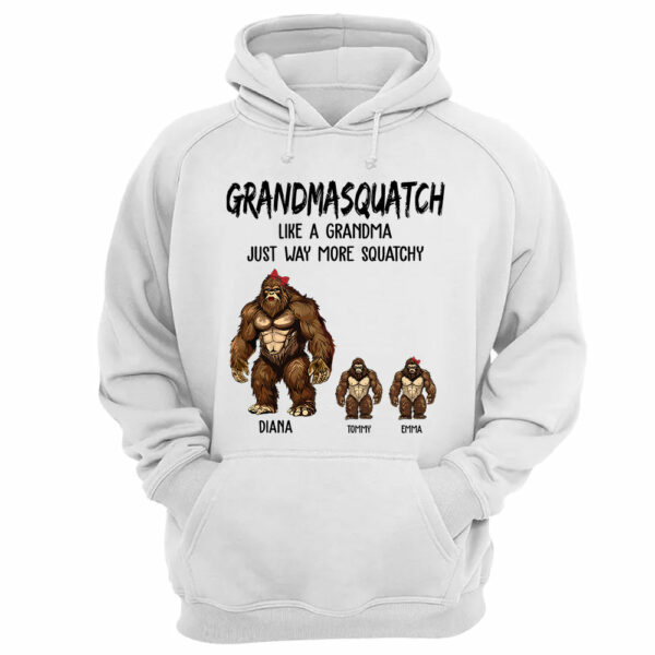 Personalized Grandmasquatch, Like A Grandma, Just Way More Squatchy Shirt - Mother's Day Gifts - Image 9