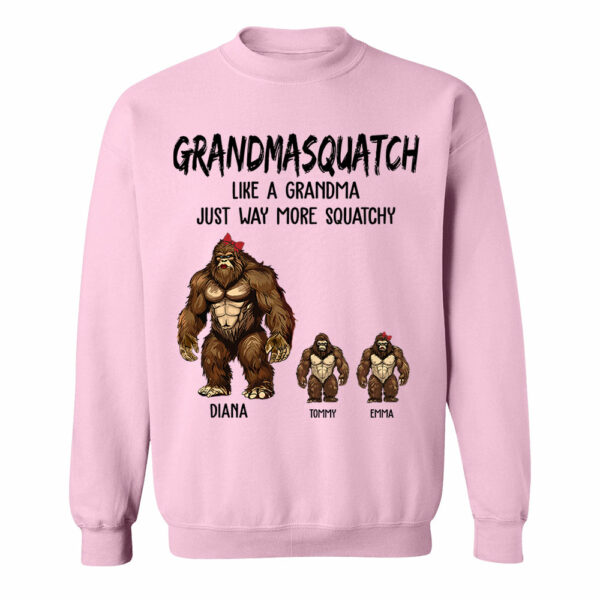 Personalized Grandmasquatch, Like A Grandma, Just Way More Squatchy Shirt - Mother's Day Gifts - Image 8