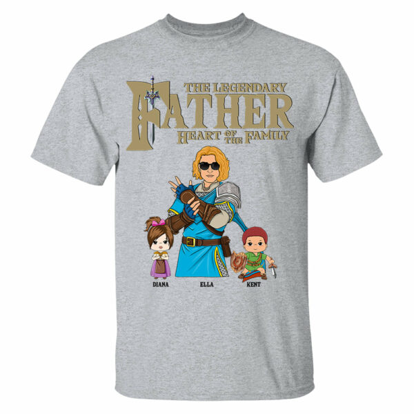 Personalized Greatest Dad In Hyrule Shirt Gift For Dad - Birthday & Mother's Day Gift For Her Vr2 - Image 2