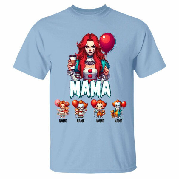 Personalized Halloween Horror Mama Custom Kid Name Shirt - Image 6