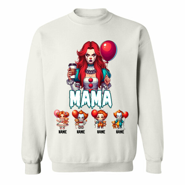 Personalized Halloween Horror Mama Custom Kid Name Shirt - Image 8