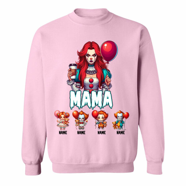 Personalized Halloween Horror Mama Custom Kid Name Shirt - Image 11
