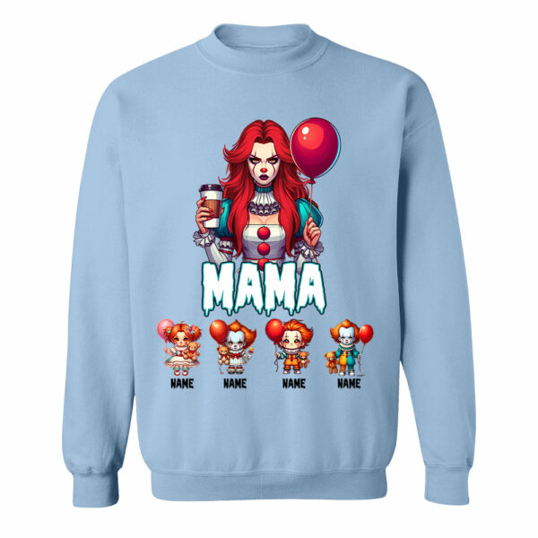 Personalized Halloween Horror Mama Custom Kid Name Shirt - Image 10