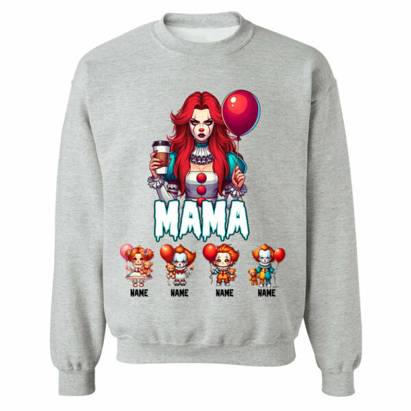 Personalized Halloween Horror Mama Custom Kid Name Shirt - Image 9