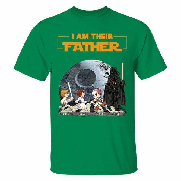 Personalized I Am Their Father Shirt, Custom Dad Shirt with Kids Name, Father's Day Gift - Image 11