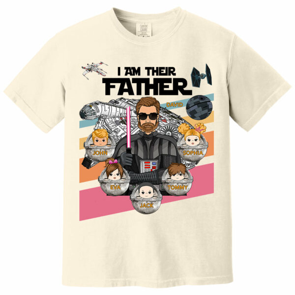 Personalized I Am Their Father Shirt, Custom Nickname Shirt, Gift For Dad T1807 - Image 16