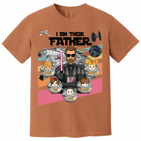 Personalized I Am Their Father Shirt, Custom Nickname Shirt, Gift For Dad T1807 - Image 14