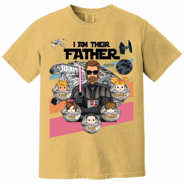 Personalized I Am Their Father Shirt, Custom Nickname Shirt, Gift For Dad T1807 - Image 15