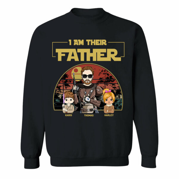 Personalized I Am Their Father Shirt, Father's Day Gift - Image 8