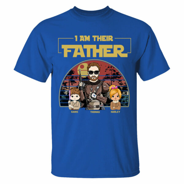 Personalized I Am Their Father Shirt, Father's Day Gift - Image 5
