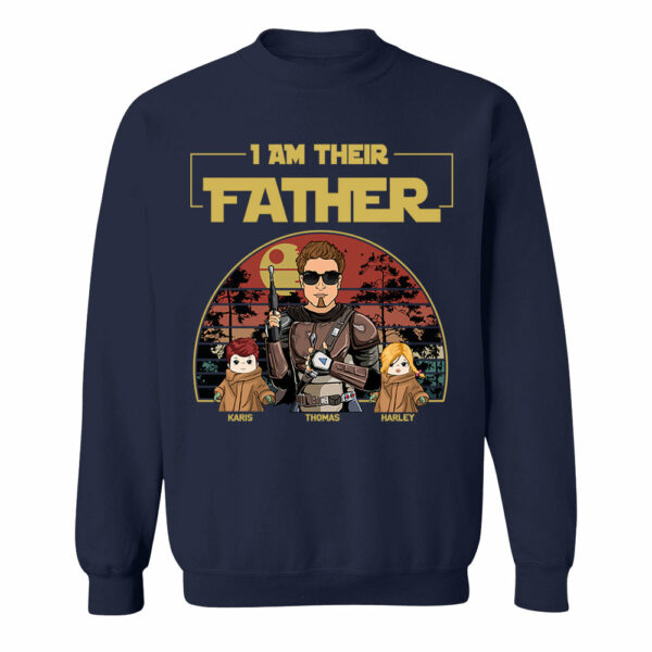 Personalized I Am Their Father Shirt, Father's Day Gift vr2 - Image 10