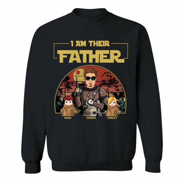 Personalized I Am Their Father Shirt, Father's Day Gift vr2 - Image 8