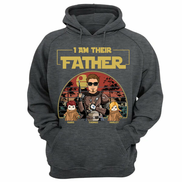 Personalized I Am Their Father Shirt, Father's Day Gift vr2 - Image 12