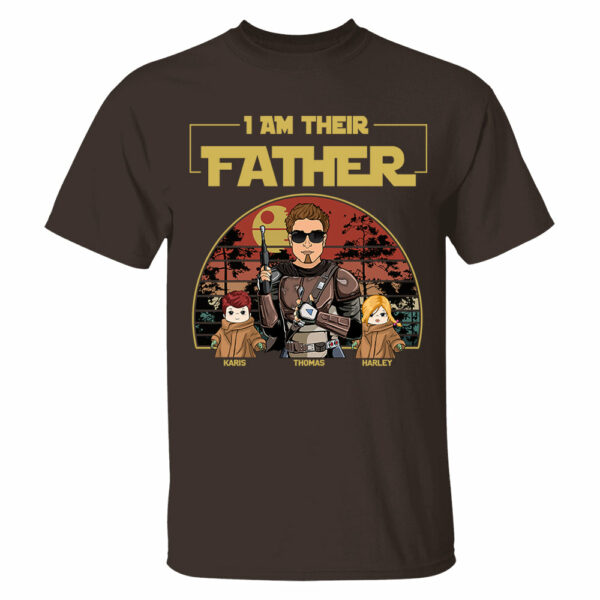 Personalized I Am Their Father Shirt, Father's Day Gift vr2 - Image 5
