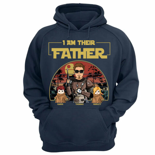 Personalized I Am Their Father Shirt, Father's Day Gift vr2 - Image 13
