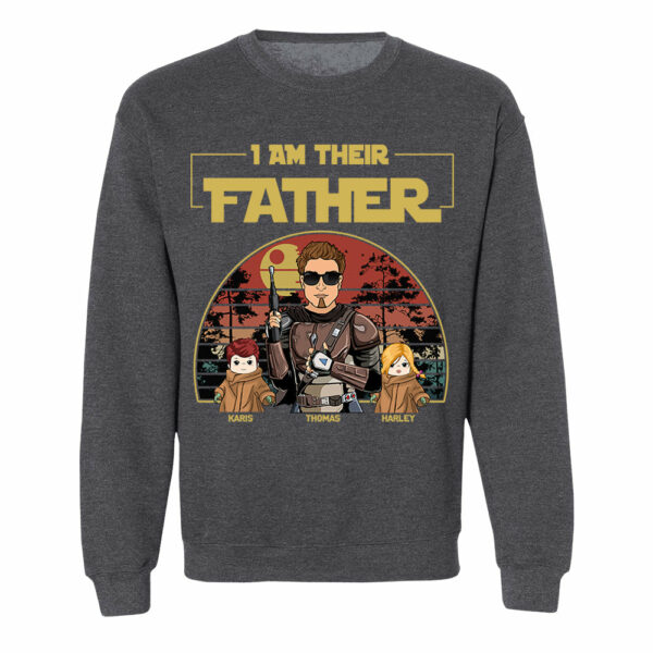 Personalized I Am Their Father Shirt, Father's Day Gift vr2 - Image 9
