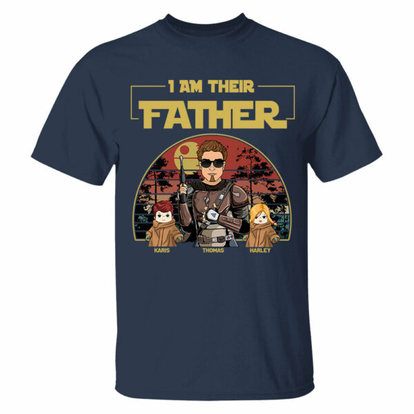 Personalized I Am Their Father Shirt, Father's Day Gift vr2 - Image 4