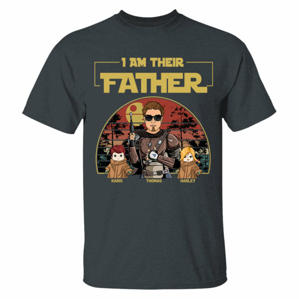 Personalized I Am Their Father Shirt, Father's Day Gift vr2 - Image 3