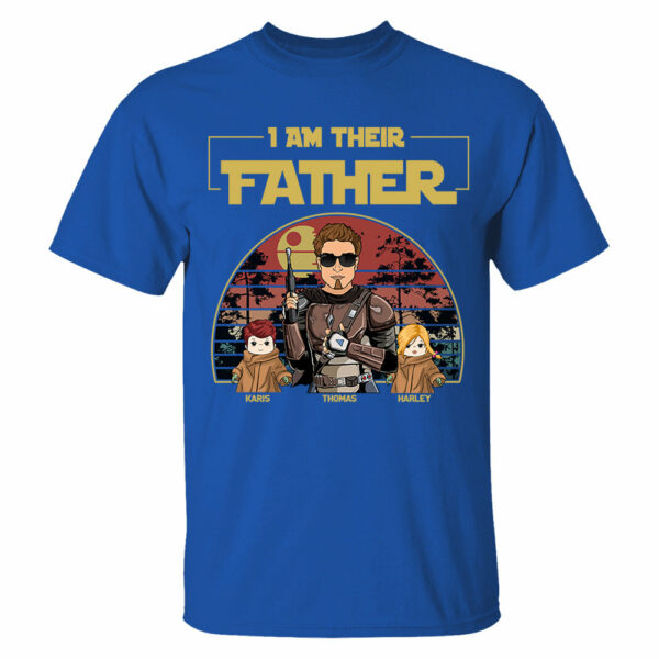 Personalized I Am Their Father Shirt, Father's Day Gift vr2 - Image 7
