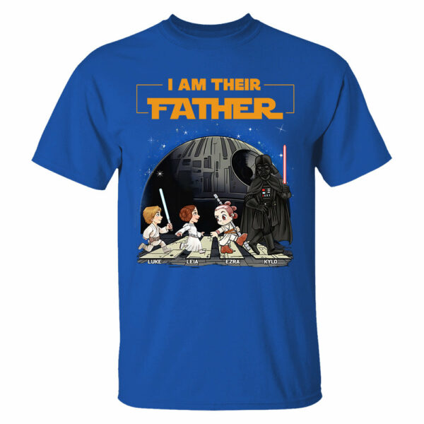 Personalized I Am Their Father Shirt, Fathers Day Shirt, Custom Dad And Kids Name Shirt, Gift for Dad - Image 10