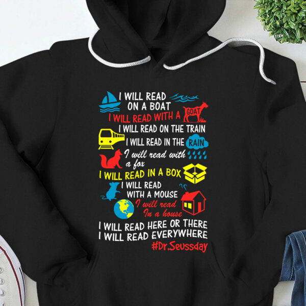 Personalized I Will Read On A Boat I Will Read With A Goat - Custom Shirt For Bookwarm Book Lover - Image 10
