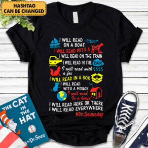 Personalized I Will Read On A Boat I Will Read With A Goat - Custom Shirt For Bookwarm Book Lover
