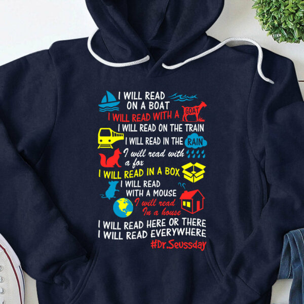 Personalized I Will Read On A Boat I Will Read With A Goat - Custom Shirt For Bookwarm Book Lover - Image 12