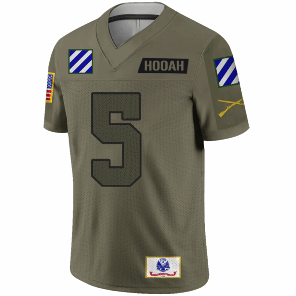 Personalized Jersey Football Military Shirt Gift For Veteran Soldier K1702 - Image 2