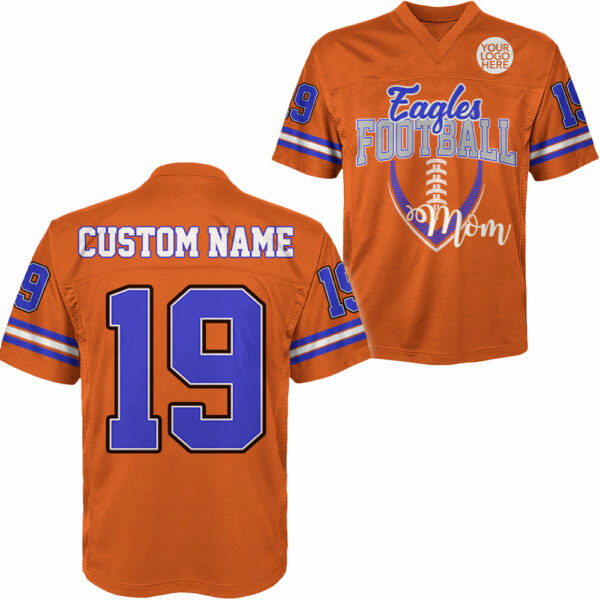 Personalized Jersey Football Mom Game Day Gift For Football Lovers Gift For Football Player K1702 - Image 2