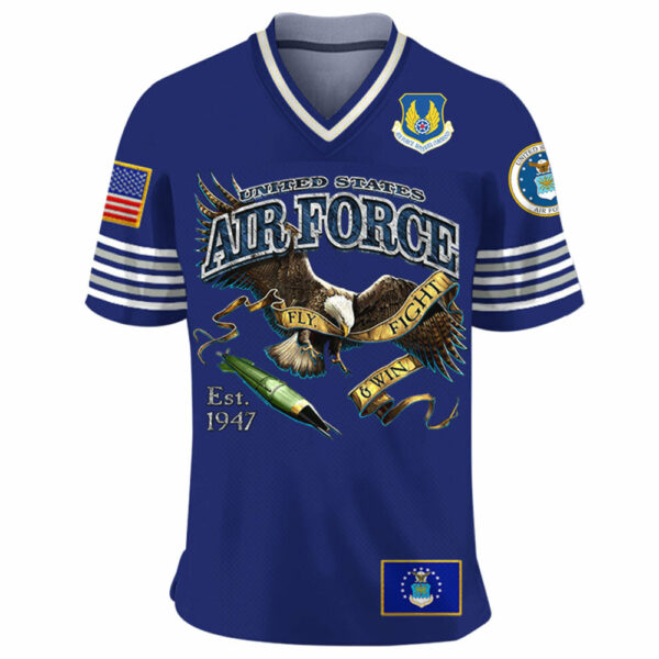 Personalized Jersey Shirt Military Football Jersey Shirt Gift For Soldier Veteran K1702 - Image 4