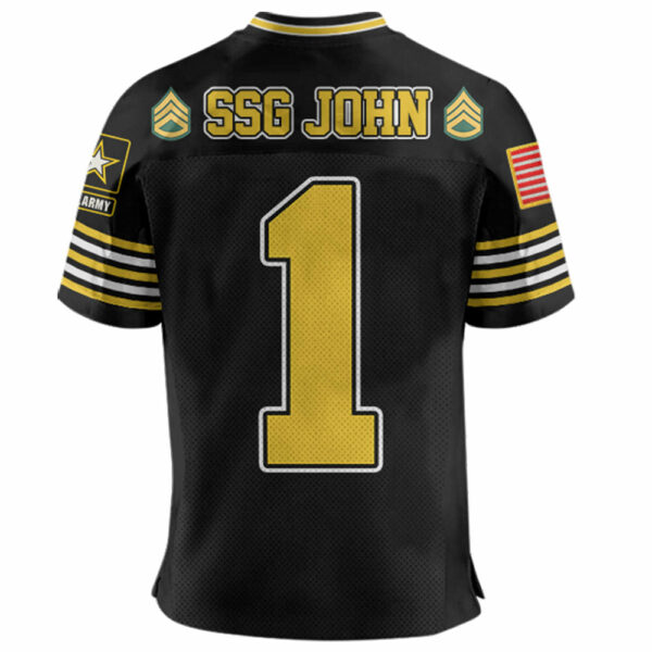 Personalized Jersey Shirt Military Football Jersey Shirt Gift For Soldier Veteran K1702 - Image 3