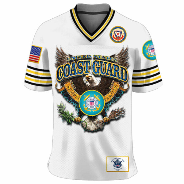 Personalized Jersey Shirt Military Football Jersey Shirt Gift For Soldier Veteran K1702 - Image 6