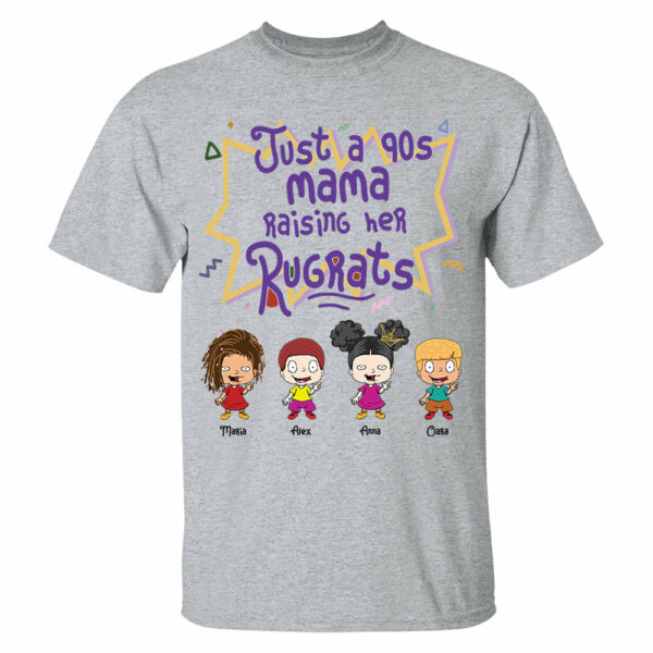 Personalized Just A 90s Mama Shirt Gift For Mom - Image 3