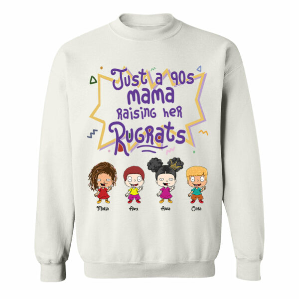 Personalized Just A 90s Mama Shirt Gift For Mom - Image 6