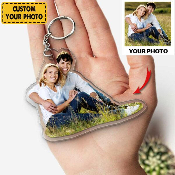 Personalized Keychain For Couple Lover - Gift For Husband Wife - Custom Your Photo - Valentine Gift Keychain - Image 5