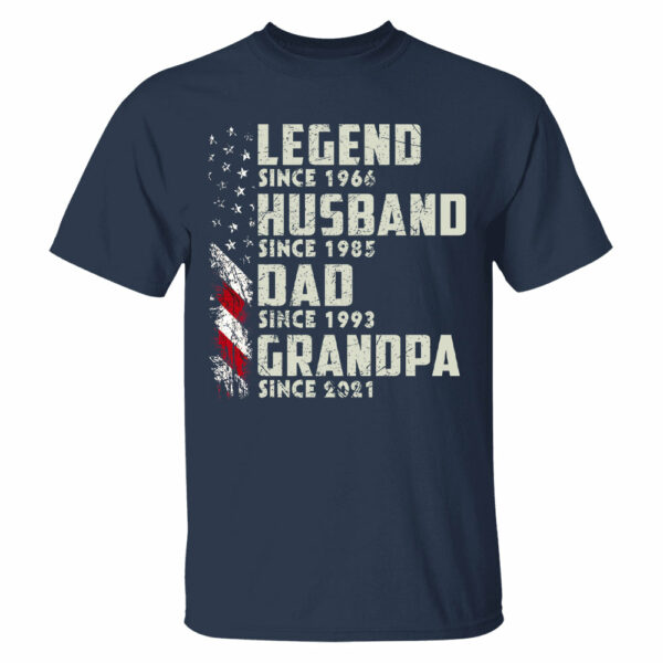 Personalized Legend Husband Dad Grandpa, Custom Father's Day Shirt With Nick Name And Year, Best Gift For Grandpa, Grandpa Tee - Image 5