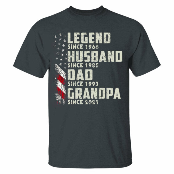 Personalized Legend Husband Dad Grandpa, Custom Father's Day Shirt With Nick Name And Year, Best Gift For Grandpa, Grandpa Tee - Image 6
