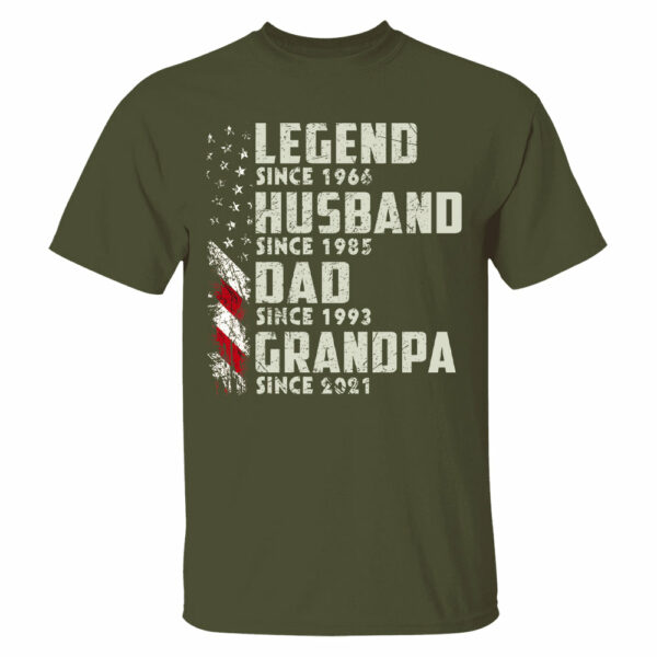 Personalized Legend Husband Dad Grandpa, Custom Father's Day Shirt With Nick Name And Year, Best Gift For Grandpa, Grandpa Tee - Image 8